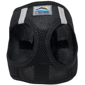 American River Solid Ultra Choke Free Dog Harness (Color: Black, size: XXS)