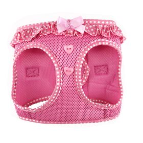 American River Choke Free Dog Harness Polka Dot Collection (Color: Pink Polka Dot, size: 2X/3X-Large)